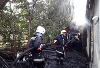 В Одессе в городском саду горел ресторан