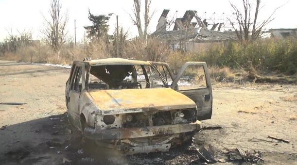 Боевики уничтожили авто ВСУ