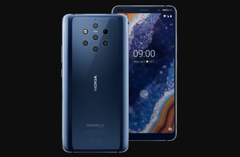 Nokia представила смартфон с пятью камерами
