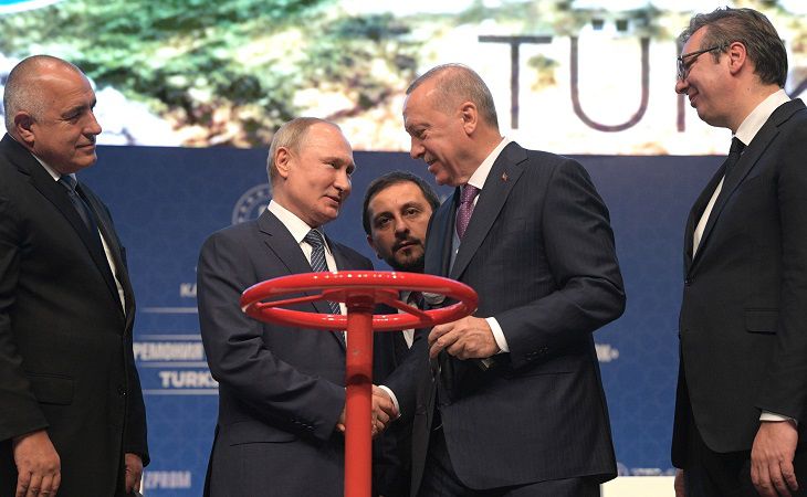 Президенты Владимир Путин и Реджеп Тайип Эрдоган официально открыли газопровод «Турецкий поток»