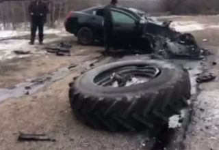 В Николаевской области произошло ДТП с участием трактора и легковушки