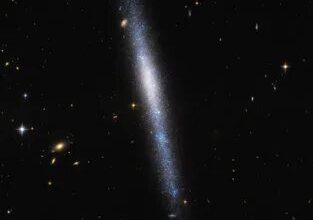 Космический телескоп Hubble зафиксировал редкое явление – каскад звезд