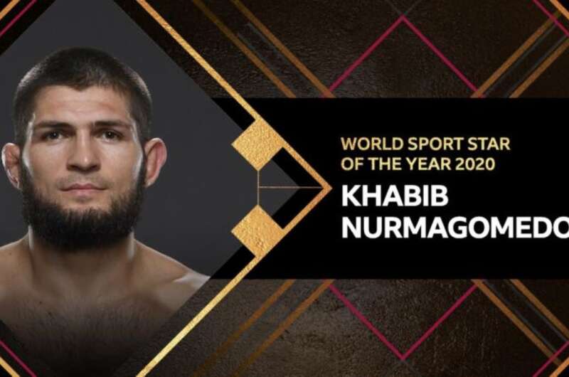 Чемпион Абсолютного бойцовского чемпионата (UFC) россиянин Хабиб Нурмагомедов признан лучшим спортсменом года