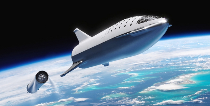 Компанией SpaceX будет создан корабль для NASA с целью высадки астронавтов на Луну