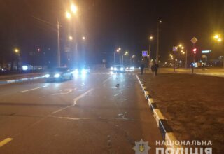 В Харькове автомобилем сбит насмерть полицейский