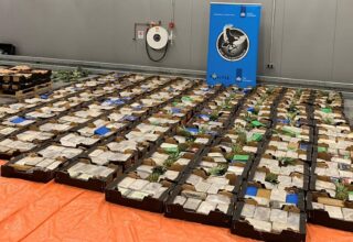 В порту Роттердама таможенники обнаружили более 1500 килограммов кокаина