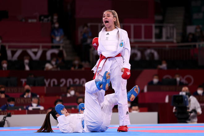 Анжелика Терлюга завоевала «серебро» для Украины в состязании по каратэ