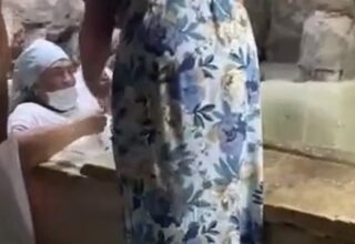 Туристка из России застряла в саркофаге святого Лазаря на Кипре: видео