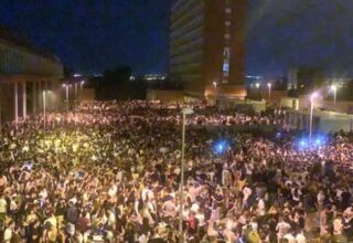 В Мадриде 25 тысяч студентов устроили незаконную мега-вечеринку