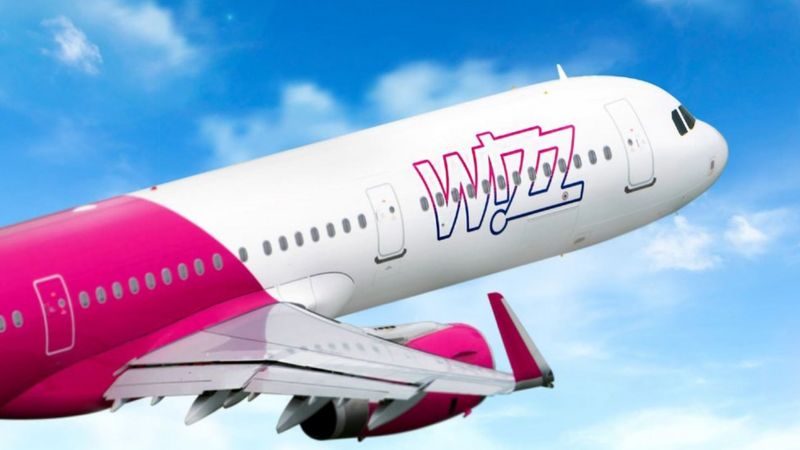 Wizz Air запускает десятки редких направлений из Украины