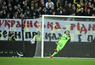 Вратарь Пятов установил рекорд в истории сборной Украины