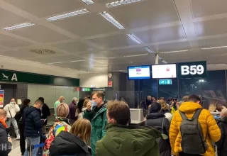 Более сотни украинцев застряли в аэропорту Милана