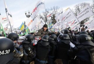 Протесты предпринимателей под Верховной Радой: в полиции возбудили два уголовных производства
