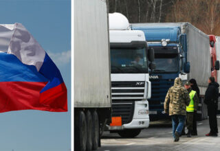 ЕС закрыл въезд для грузовиков из России и Беларуси