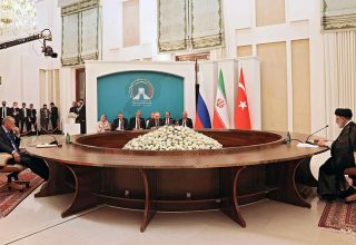 Завершились трехсторонние переговоры Путина с Раиси и Эрдоганом