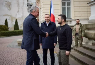 Владимир Зеленский встретился во Львове с президентами Польши и Литвы