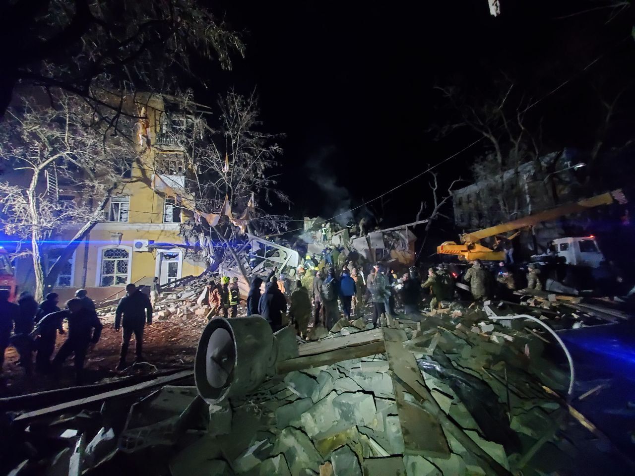 По жилому дому в Краматорске ударила ракета