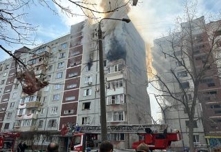 «Прилёт» в Запорожье: ракета попала в жилой многоэтажный дом