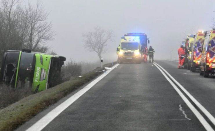 ДТП в Словакии с участием автобуса из Украины: есть пострадавшие