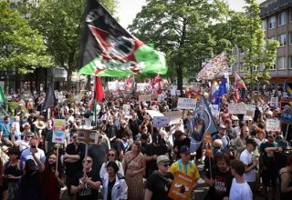 В Германии акция протеста против съезда ультраправых