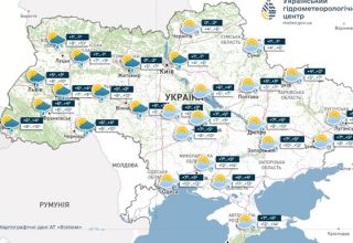 В ряде областей на воскресенье прогнозируют дождь и слякоть