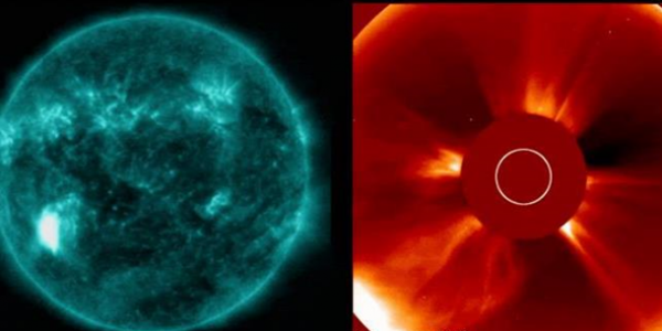 Мощный выброс на Солнце спровоцировал помехи в радиопередаче