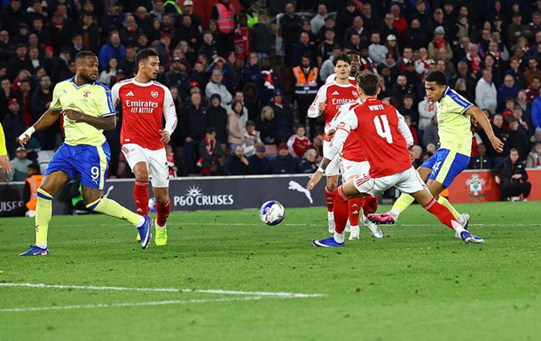 Саутгемптон поразительно выбил Арсенал из Кубка Англии