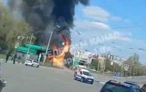 РФ беспилотниками наносит удары по АЗС в разных районах Харькова