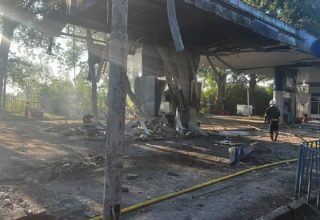 На Житомирщине в результате нанесённого россиянами удара по АЗС имеются пострадавшие